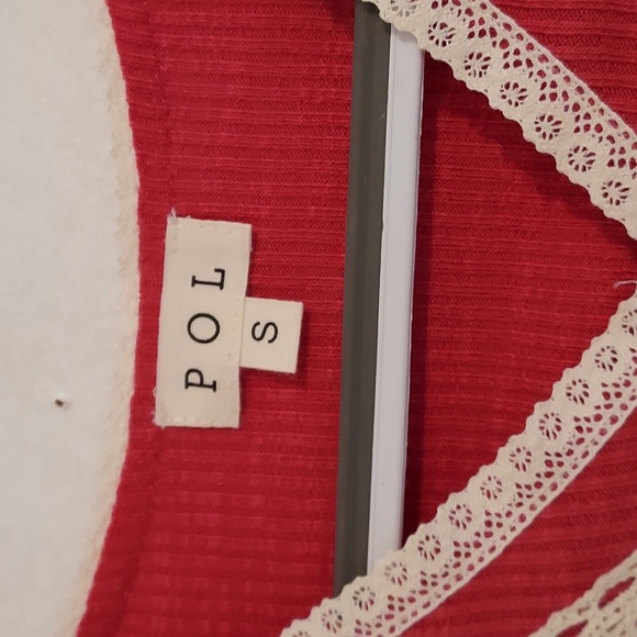 2/ $25 P0L Tunics I Henley & V-Neck Tops - Picture 4 of 9